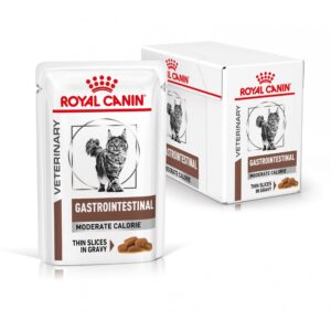 ROYAL CANIN Cat Gastro Intestinal Moderate Calorie Cat Food, 12 x 85 g