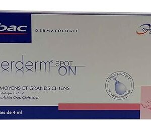Alternative view of Virbac Allerderm Spot on 6 pipettes 4ml Soin cutané pour chien ( + 10 kg ) en pipette accompagnant