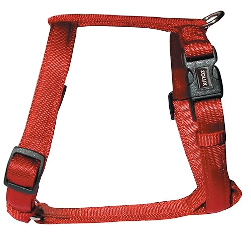 Zolux Cushion Harnais en Nylon pour Chien Rouge 20 mm