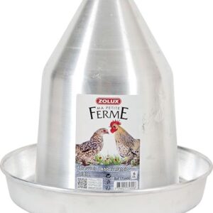 Zolux Abreuvoir Basse Cour Aluminium pour Élevage/Agriculture Urbaine 6 L