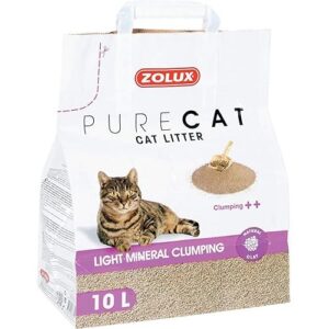 Alternative view of Zolux Litière pour Chat Pure Cat minérale agglomérante ++ légère 10 L