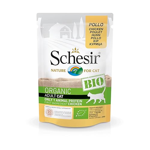 Schesir - Sachet Fraîcheur Bio au Poulet pour Chat - 85g