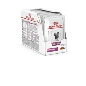 Royal Canin Veterinary Early Renal — 12 x 85 g — Aliment complet diététique pour chats — Pour un