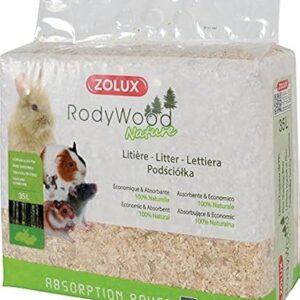 Zolux - Litière rodywood Nature 35 litres pour Rongeur Poids 1.862 kg.