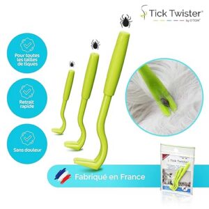 Alternative view of Tick Twister Tick Remover Tools for Dogs, Cats and Humans 3 Pcs - Safe and Pain Free Tick Removal