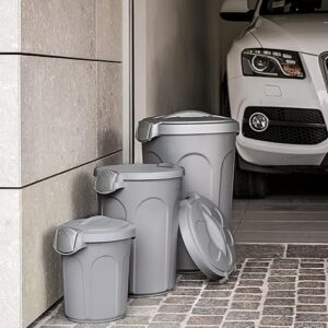 Alternative view of KERBL Speedy Container à croquettes pour Chat Gris 3 kg 8 L 24 x 27 x31 cm