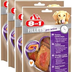 8in1 Fillet Pro Active Friandises pour chiens adultes et seniors de grandes races – Renforce la