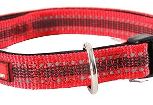 Alternative view of Zolux Moov Collier Réglable Réflectif pour Chien Coloris Rouge 40 mm de Large/Tour de Cou de 51 à