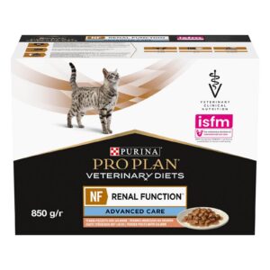 PRO PLAN VETERINARY DIETS NF Renal Function Wet Cat Food Salmon 10x85g