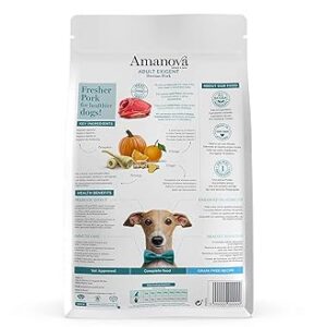 Alternative view of Amanova Croquettes pour Chiens Adultes de Taille Moyenne ou Grande pour Les Palais exigeants Porc