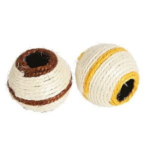 Zolux Jeux Chat Balle en Sisal Coloris Divers 1 Unité