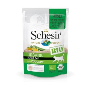 SCHESIR BIO - Sachet fraicheur BIO 16 x 85 g - Chat