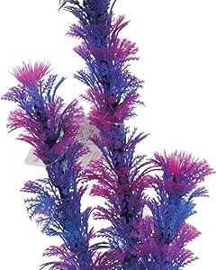 Zolux Décoration Aquarium Plante Colorée Artificielle Bleu 9 x 4 x 21,5 cm