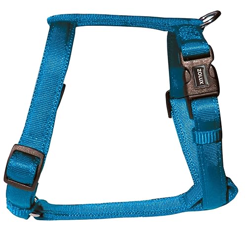 Zolux Cushion Harnais en Nylon pour Chien Bleu 20 mm