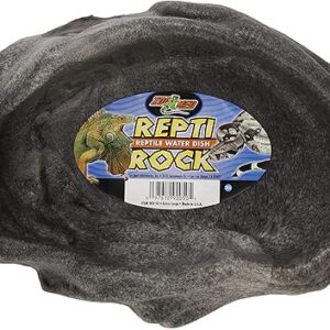Zoo Med Repti Rock Lot de 6 bacs à eau pour reptiles Taille XL