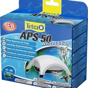 TETRA APS 50 - Pompe à Air pour Aquarium de 10 à 60L -Silencieuse avec triple système anti-bruit -
