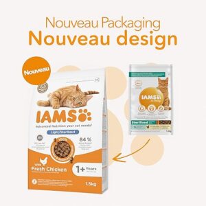 Alternative view of IAMS Advanced Nutrition - Croquettes Allégées - Adaptées aux Chats Stérilisés - Complètes
