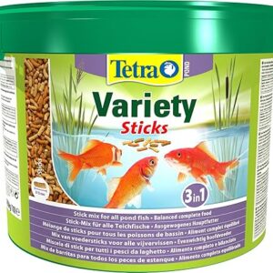 Alternative view of Tetra Pond Variety Sticks – Mélange Complet d’Aliments en Stick pour tous les Poissons de Bassin -
