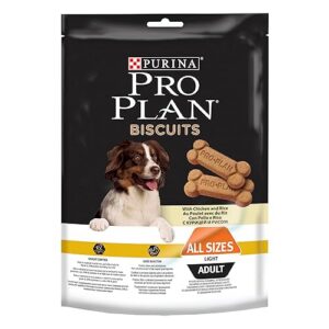 PURINA PRO PLAN | Light/Sterilised | Adult | Riche en Poulet | Biscuits | Chien | Sac de 400g