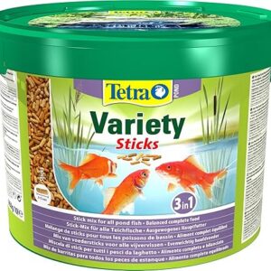 Tetra Pond Variety Sticks – Mélange Complet d’Aliments en Stick pour tous les Poissons de Bassin -