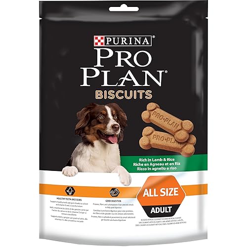 PURINA PRO PLAN | Biscuits Friandises | Chien Adulte | Riche en Agneau | Sac de 400g