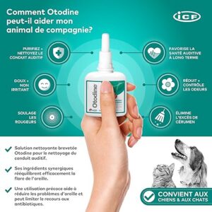 Alternative view of ICF Otodine — Cat & Dog Ear Cleaner Solution — Dog Ear Drops to Stop Wax Build Up, Head Shaking,