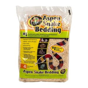Zoomed Aspen Snake Bedding Substrat pour Reptile/Amphibien 4,4 L