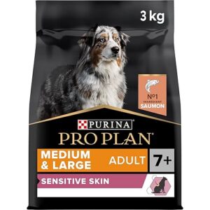 PURINA PRO PLAN — Sensitive Skin — Croquettes complètes pour chiens de moyenne/grande taille de
