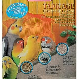Zolux Tapicage Hygiene de la Cage pour Oiseau Taille L ,43 X 28cm