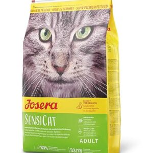 JOSERA SensiCat 10 kg | Croquettes pour chat ultra digestes | Nourriture Super Premium adaptée au chat adulte ayant une digestion difficile | Sac de 10 kg