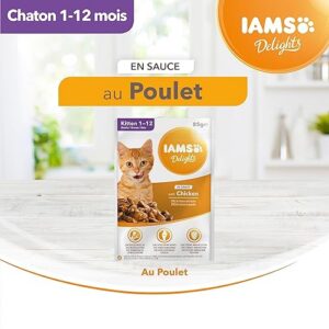 Alternative view of IAMS Kitten Wet Cat Food Chicken in Gravy 12 x 85g