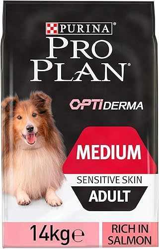 Purina ProPlan Medium Derma Nourriture pour chien adulte Saumon 14 kg
