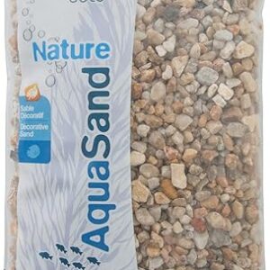Zolux Gravier Naturel pour Aquarium Quartz Gros de 3 à 8 mm de Granulométrie 1 kg
