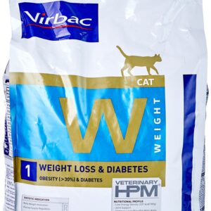 Virbac Vet Hpm Cat Weight L/D Nourriture 3 kg pour Chat