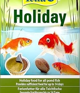 Tetra Pond Holiday Nourriture pour poissons de bassin Spécial vacances 98 g Lot de 2