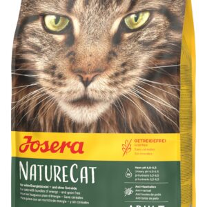 JOSERA NatureCat (1 x 10 kg) — Adulte — Croquettes premium pour chats adultes — Saumon & Volaille