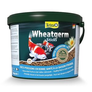 Tetra Pond Wheatgerm Sticks – Alimentation Equilibrée aux Germes de Blé pour Poissons de bassin – Recommandé en automne et au printemps – Riche en fibres – Très Energétique - 10 L