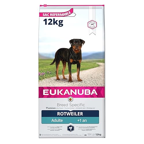 Eukanuba Chien Nourriture sèche Rottweiler Poulet 12kg