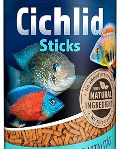 Tetra Tetra - Cichlidés Sticks - Aliment Complet en sticks pour grands Cichlidés/Poissons d'eau