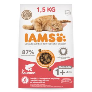 IAMS Advanced Nutrition - Croquettes Premium Chats Adultes - 100% Complètes et Equilibrées - Au