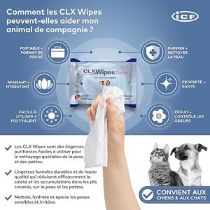 Alternative view of ICF — CLX Pet Wipes — Gentle Dog & Cat Cleaning Wipes for Paws, Ears & Skin Folds — Deodorizing &