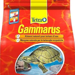 Tetra Gammarus – Aliment 100% naturel pour tortues aquatiques – Crevettes séchées - Riche en calcium, fibres et sels minéraux - 4L (400g)