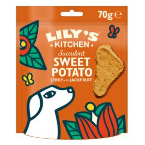 Lily's Kitchen Dog Plant Power, croccantini naturali per cani, patate dolci e jackfruit (8 x 70 g)