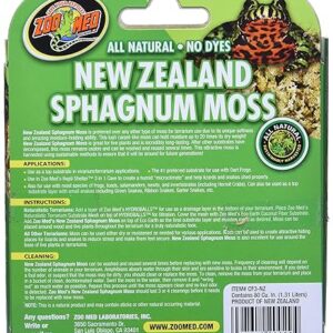 Alternative view of Zoomed New Zealand Mousse Sphaigne pour Reptile/Amphibien 1,31 L
