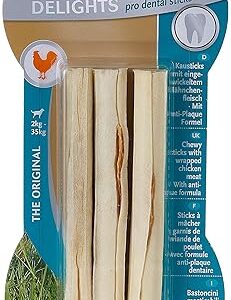 8in1 Delights Dental Sticks- Sticks de Poulet et Bœuf à Mâcher pour Chiens - Enrichis en Minéraux -