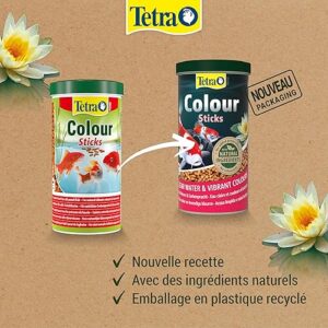 Alternative view of Tetra Pond Colour Sticks – Alimentation Equilibrée pour les Poissons de Bassin à Couleurs vives –