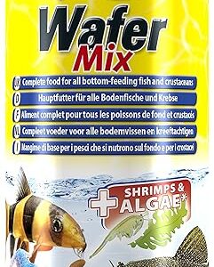Tetra Wafer Mix Aliment Complet pour Poisson de Fond et Crustacé Multicolore, 1L