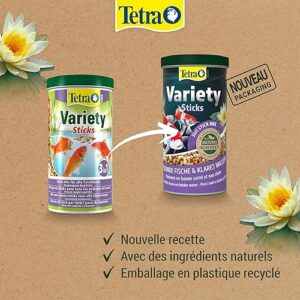 Alternative view of Tetra Pond Variety Sticks – Mélange Complet d’Aliments en Stick pour tous les Poissons de Bassin -