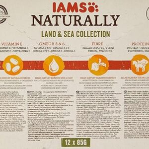 Alternative view of IAMS Naturally Nourriture Humide pour Chat Stérilisé ou Non 12 sachets fraicheurs pour 4 Pâtées